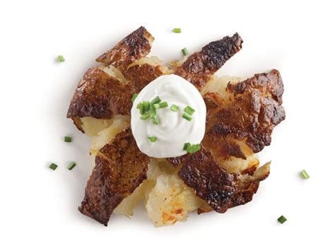 sour-cream-and-chive-roasted-smashed-potatoes-hy-vee image