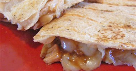 grilled-bbq-chicken-quesadillas-traditional-lunch image
