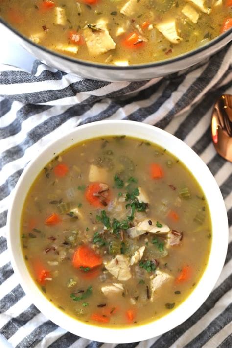 turkey-and-rice-soup-the-carefree-kitchen image