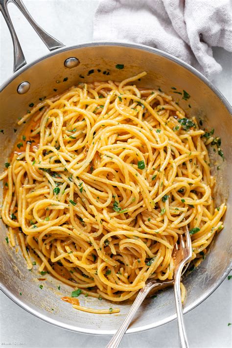 garlic-butter-parmesan-pasta-recipe-eatwell101 image