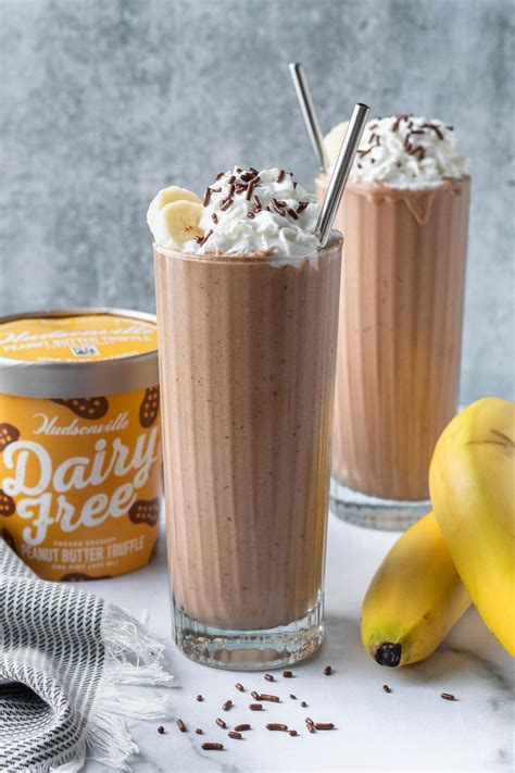 chocolate-peanut-butter-banana-milkshake-simply image