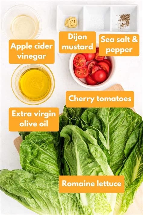 romaine-salad-with-simple-vinaigrette-clean-eating image