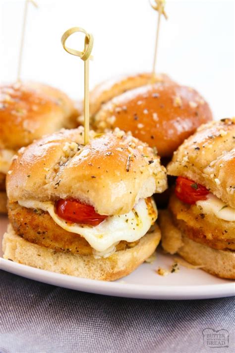 chicken-parmesan-sliders-butter-with-a-side-of-bread image