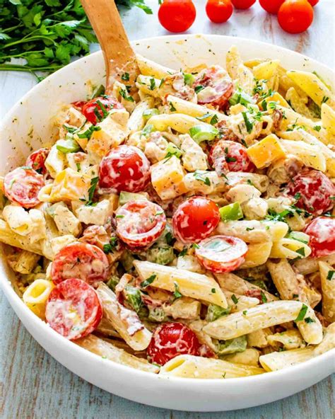 chicken-club-pasta-salad-craving-home-cooked image