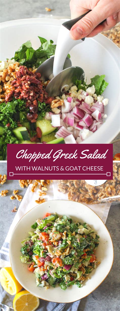 chopped-greek-salad-with-walnuts-goat-cheese image