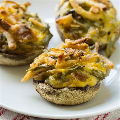 green-bean-casserole-stuffed-mushrooms-spicy image