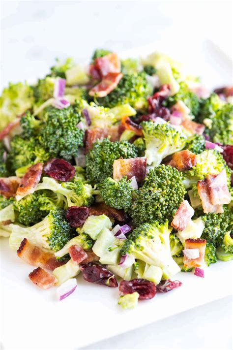 easy-creamy-broccoli-salad-with-bacon-inspired-taste image