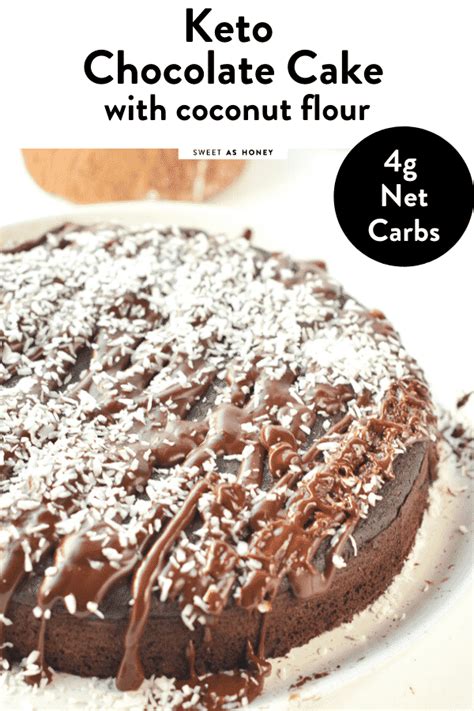 keto-coconut-flour-chocolate-cake-sweet image