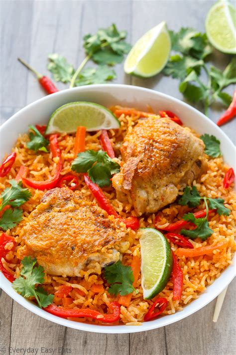thai-chicken-and-rice-easy-one-pan image