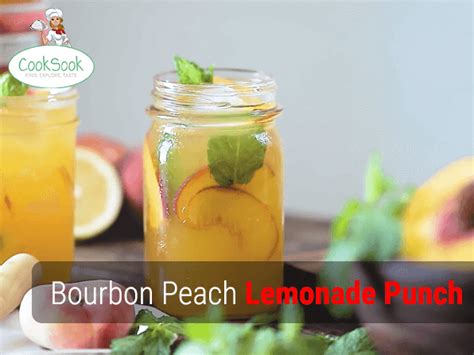 bourbon-peach-lemonade-punch-cooksook image