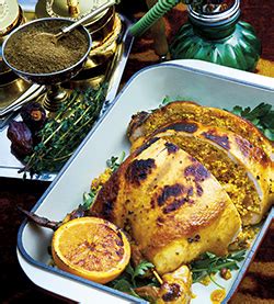 roasted-chicken-stuffed-with-couscous-apricots-and image