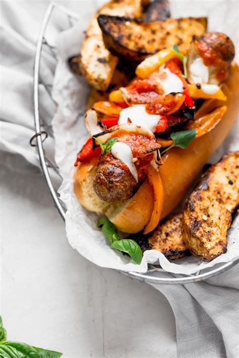 grilled-italian-sausage-and-peppers-two-peas-their-pod image