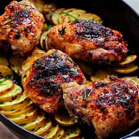 skillet-roasted-chicken-and-potatoes-recipes-barefoot image
