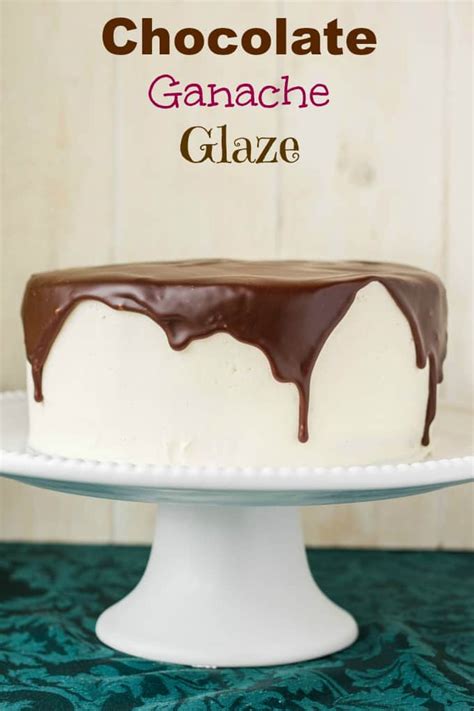 chocolate-cake-covered-in-chocolate-ganache-glaze image