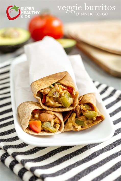 veggie-burritos-dinner-to-go-super-healthy-kids image
