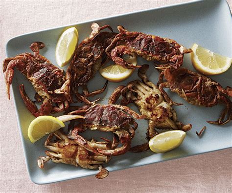 simply-sauted-soft-shell-crabs-recipe-finecooking image