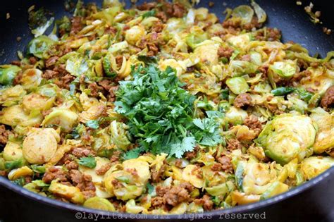 brussels-sprouts-with-chorizo-and-cilantro-laylitas image