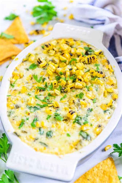 hot-cheesy-mexican-corn-dip-recipe-step-by-step image
