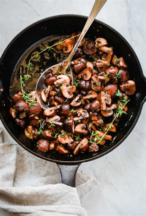 easy-garlic-butter-mushroom-skillet-primavera-kitchen image