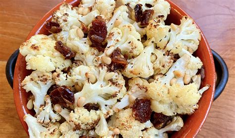 roasted-cauliflower-with-dates-and-pine-nuts-gf-chow image