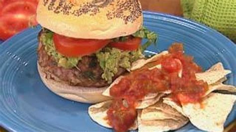 black-bean-turkey-burrito-burger-recipe-rachael-ray image