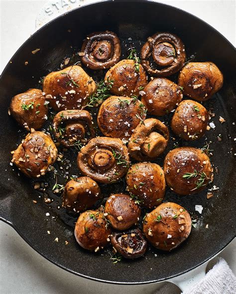 easy-garlic-butter-mushrooms-kitchn image