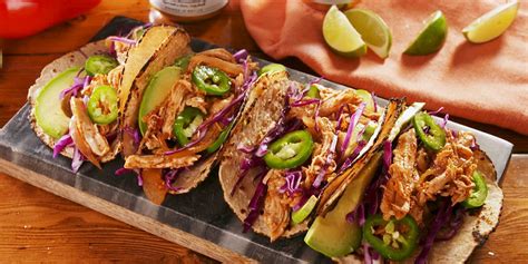 best-crock-pot-chicken-tacos-recipe-how-to-make image