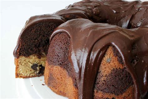 marbled-chocolate-peanut-butter-cake-taste-and-tell image