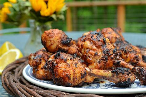 smoky-grilled-chicken-drumsticks-three-many-cooks image