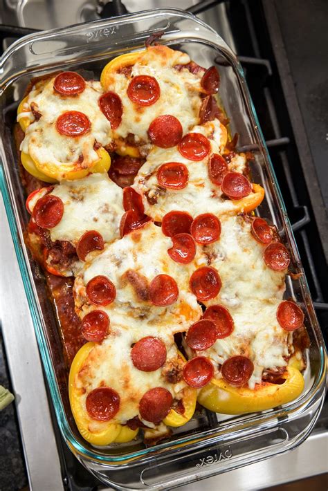 low-carb-pizza-stuffed-peppers-the-lemon-bowl image