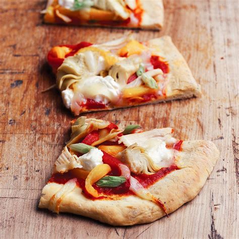 roasted-pepper-and-artichoke-pizza-recipe-eatingwell image