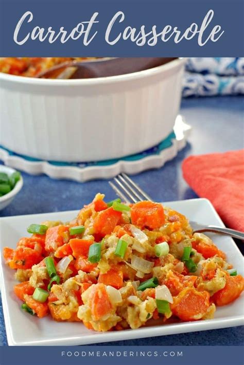 carrot-casserole-with-stovetop-stuffing-food image