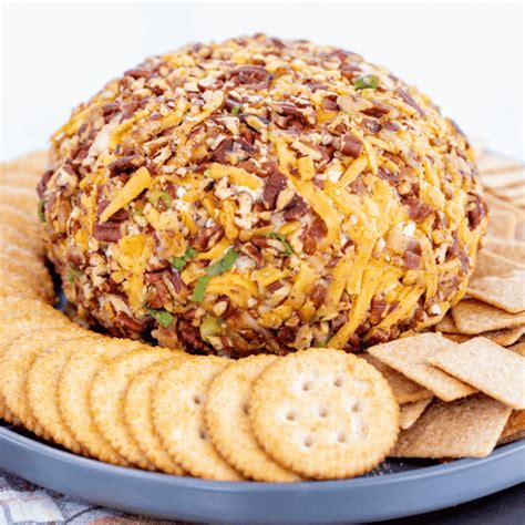 smoked-cream-cheese-ball-with-bacon-and-jalapenos image