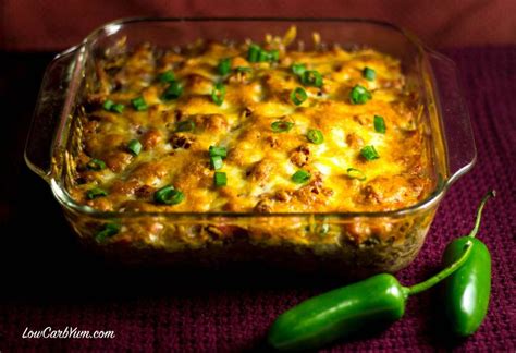 southwest-casserole-with-ground-beef-and-beans-low image