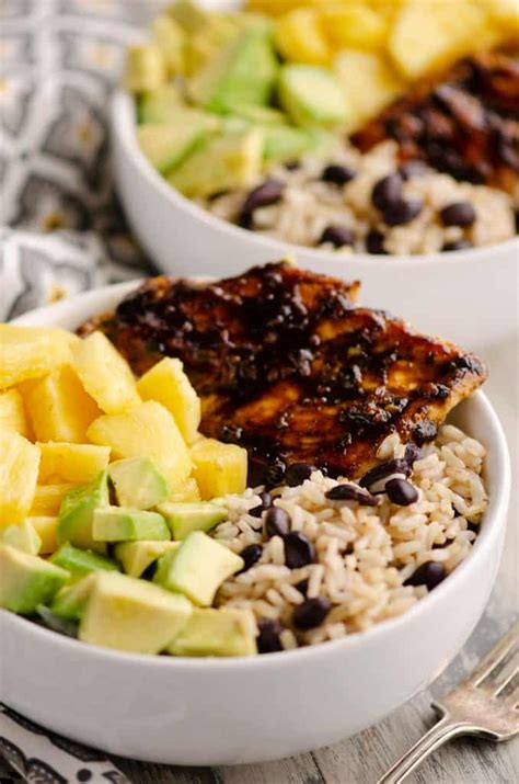 cuban-chicken-rice-bowl-healthy-meal-prep-the image
