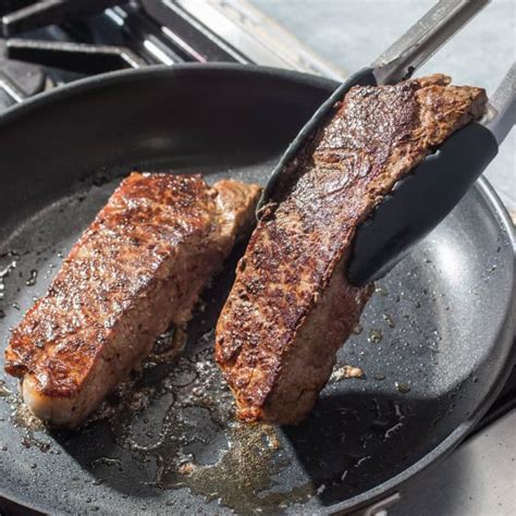 pan-seared-strip-steaks-americas-test-kitchen image