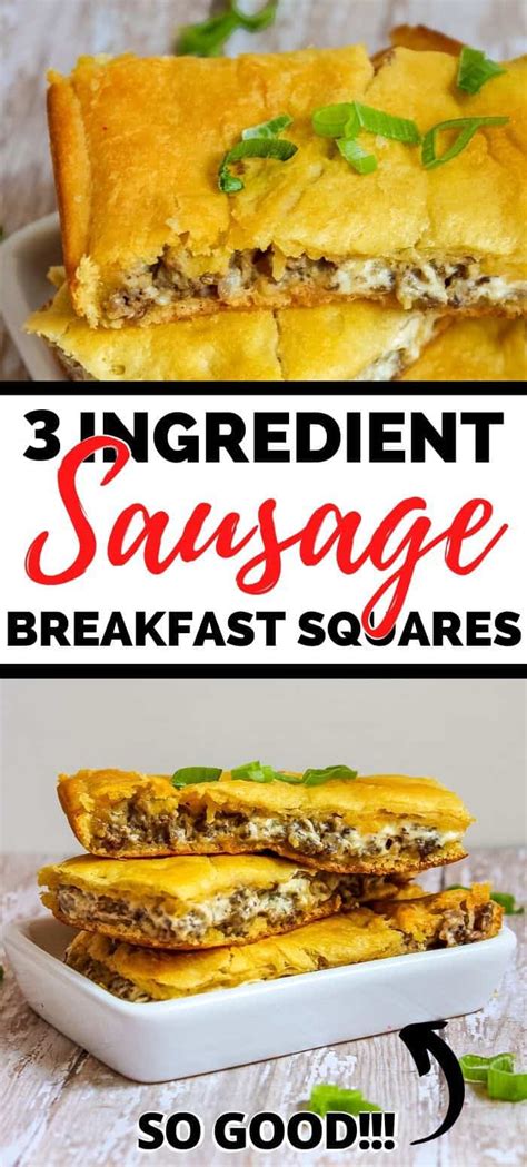 3-ingredient-sausage-squares-easy-sausage-breakfast image