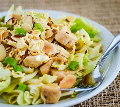 chinese-cabbage-salad-with-chicken-recipe-creations image