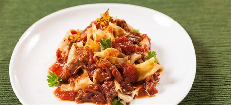 duck-sugo-with-egg-yolk-pappardelle-recipe-maple image