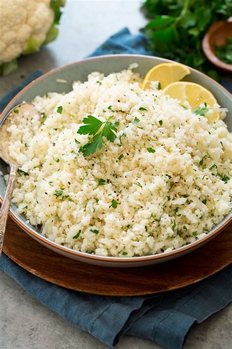 cauliflower-rice-with-garlic-and-parmesan-cooking image