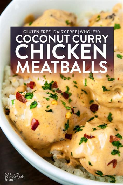 coconut-curry-chicken-meatballs-with-video-the image