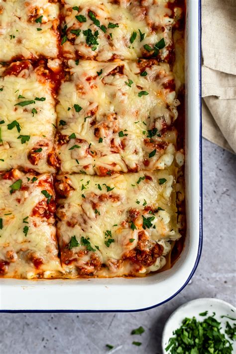 easy-healthy-lasagna-kims-cravings image