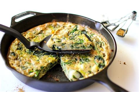 spinach-leek-and-potato-frittata-the-roasted-root image
