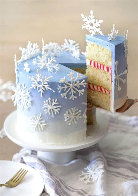 snowflake-cake-preppy-kitchen image