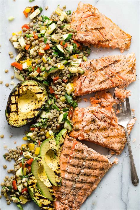 grilled-king-salmon-with-lentil-salad-foodness-gracious image