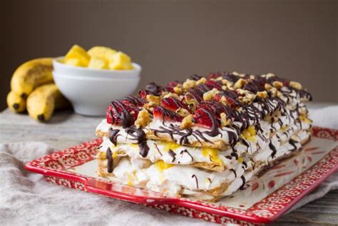 recipe-no-bake-banana-split-icebox-cake-food image