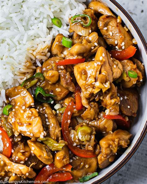 chinese-garlic-chicken-20-minutes-shuangys-kitchesnink image