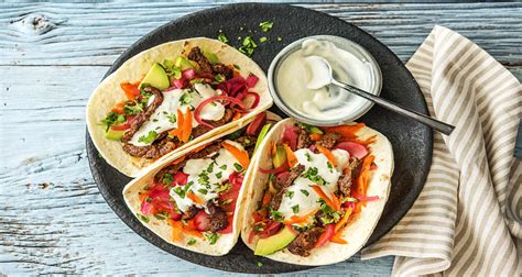 mexican-beef-tacos-with-crema-recipe-hellofresh image