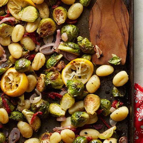 roasted-gnocchi-brussels-sprouts-with-meyer-lemon image
