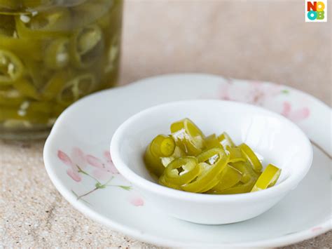pickled-green-chilli-recipe-noob-cook image